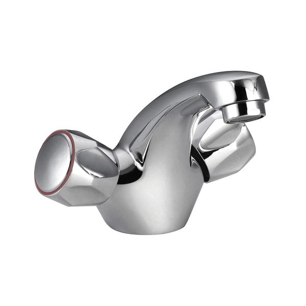 Entree Chrome Basin Mixer Tap w/ Click-Clack Waste - Aqua Bathrooms