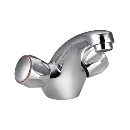 Entree Chrome Basin Mixer Tap w/ Click-Clack Waste - Aqua Bathrooms