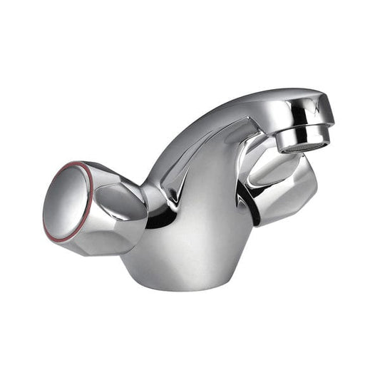 Entree Chrome Basin Mixer Tap w/ Click-Clack Waste - Aqua Bathrooms