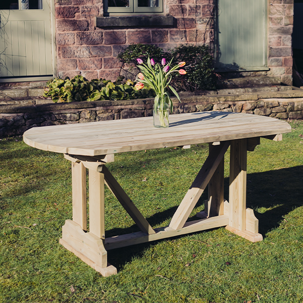 Churnet Valley Ergo 6 Seater Table 179.5cm x 90cm - Churnet Valley