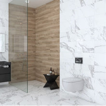 Load image into Gallery viewer, Eternal Carrara Effect Gloss White - All Sizes - Rino Tiles
