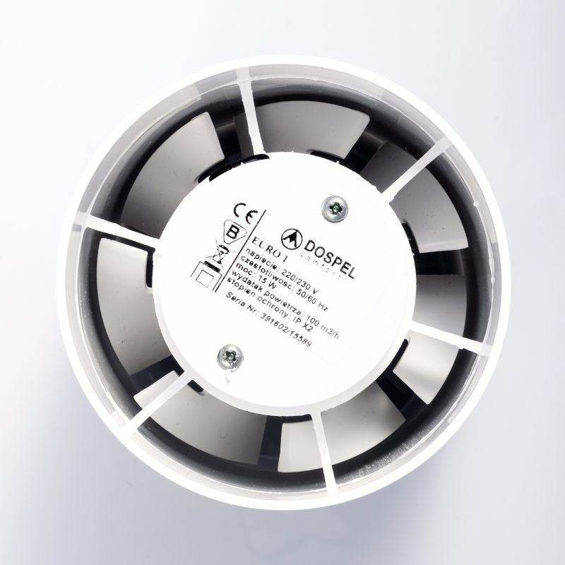 Euro 2 In Line Bathroom Fan 120mm - Best4Trade-Retail