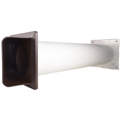 Through Wall Ventilation Kit - STYL Fan with Timer and Brown External Vent - Best4Trade-Retail OTHER