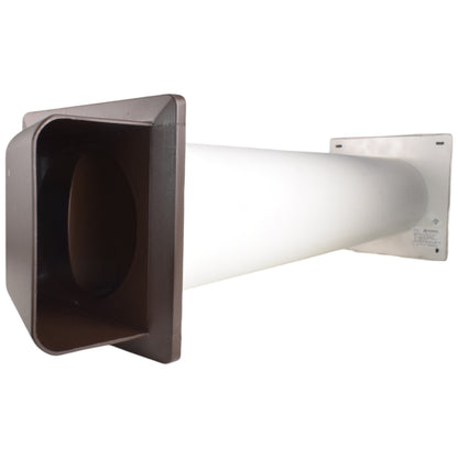 Through Wall Ventilation Kit - STYL Fan with Timer and Brown External Vent - Best4Trade-Retail OTHER