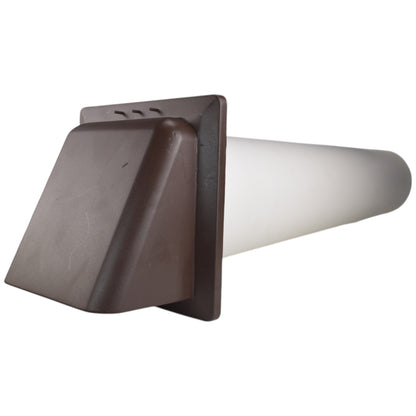 Through Wall Ventilation Kit - STYL Fan with Timer and Brown External Vent - Best4Trade-Retail OTHER