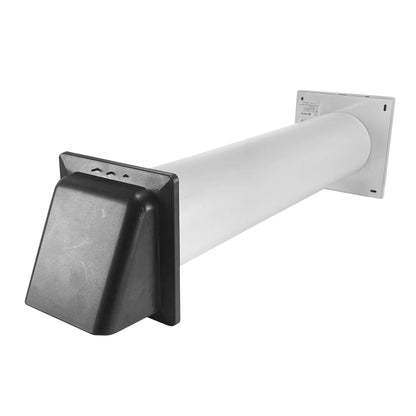Through Wall Ventilation Kit - STYL Fan with Timer/Humidistat and Graphite External Vent - Best4Trade-Retail OTHER