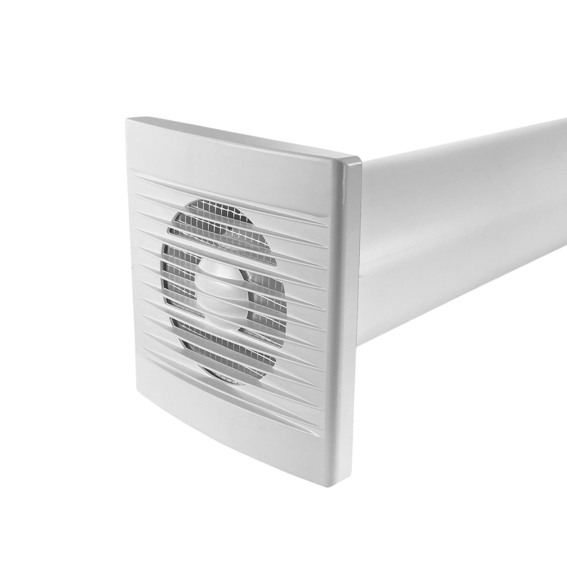 Through Wall Ventilation Kit - STYL Fan with Timer and Brown External Vent - Best4Trade-Retail OTHER