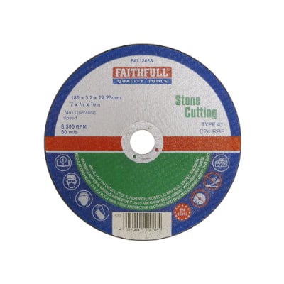 Stone Cut Off Disc - All Sizes - Faithfull