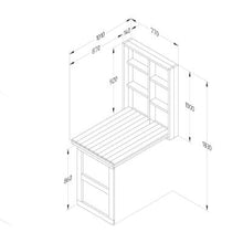 Load image into Gallery viewer, Forest Fold Down Wooden Garden Bar - Forest Garden
