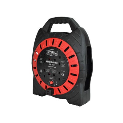 Semi Enclosed Cable Reel 240V - Faithfull