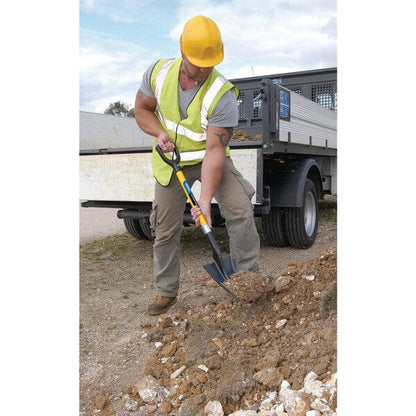 Draper Fibreglass Shafted Square Mouth Builders Shovel - Draper