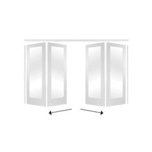 Load image into Gallery viewer, XL Joinery White Freefold Room Divider (2 Door System) - All Sizes - XL Joinery
