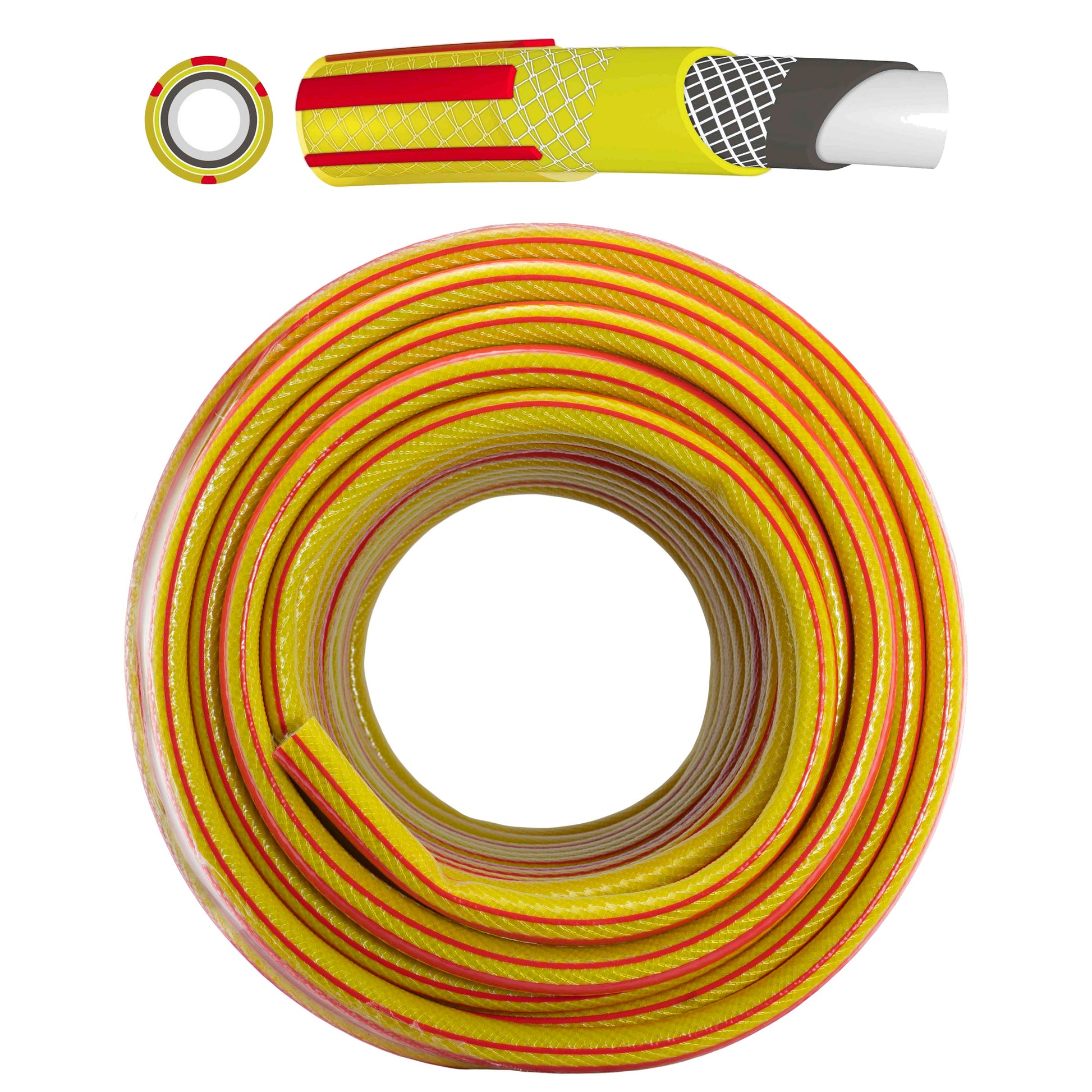 Premium Gold Garden Hose 6-Layer 3/4" Pipe - Best4Trade-Retail Garden watering