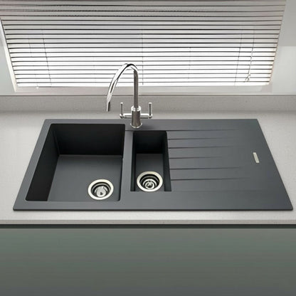 Astini Gianni 1.5 Bowl Granite Kitchen Sink & Waste