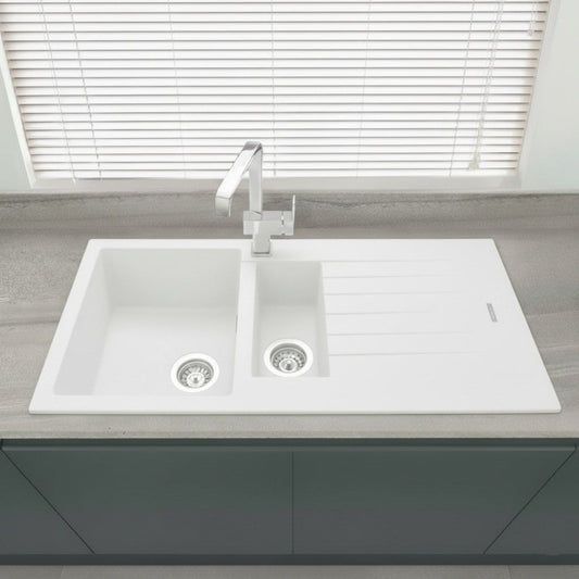 Astini Gianni 1.5 Bowl Granite Kitchen Sink & Waste