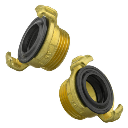 IBC 2” S60X6 Cap with Geka Type Fittings 19mm Swivel Barb