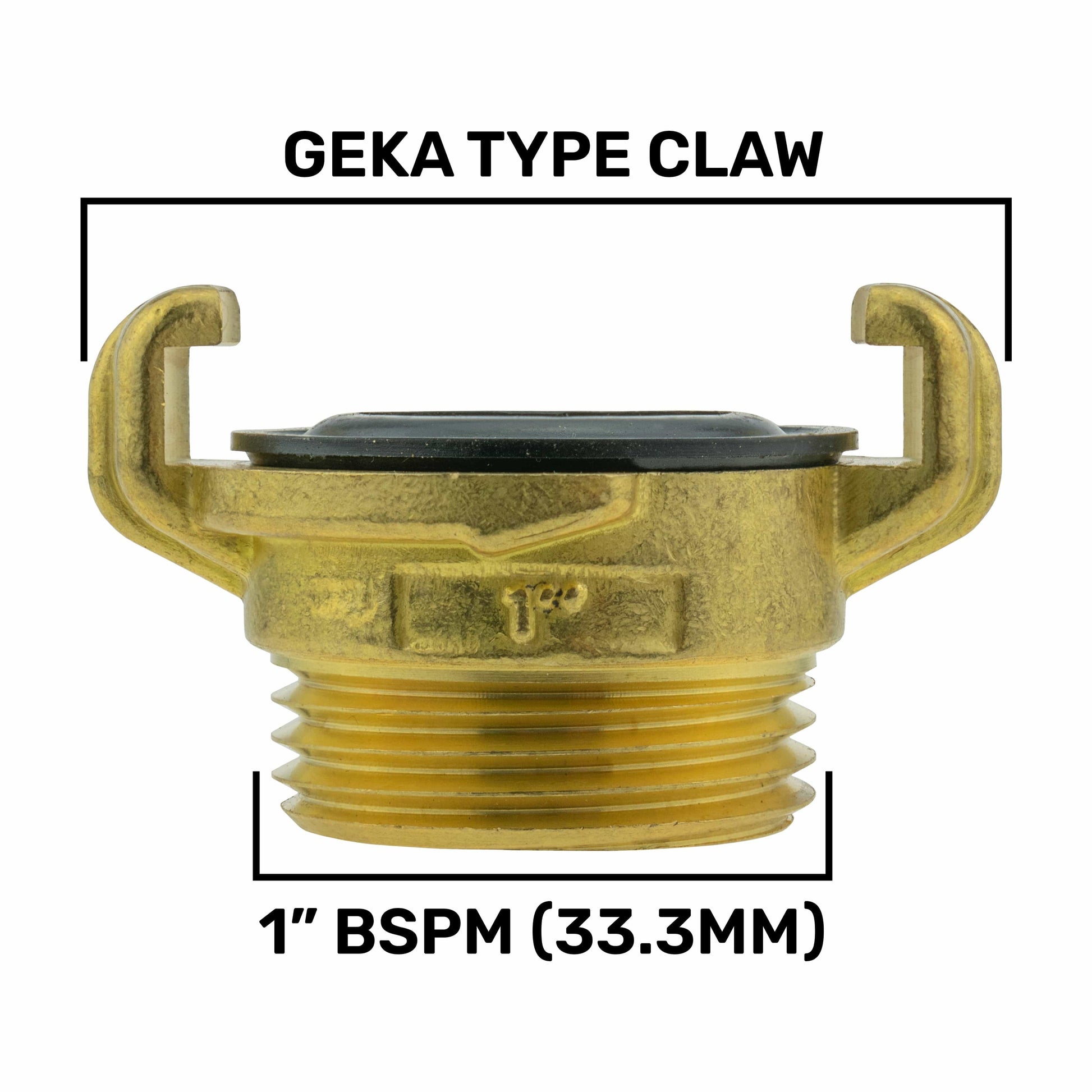 IBC 2” S60X6 Cap with BSPM-F Lever Valve and Geka Type Fitting - Best4Trade-Retail