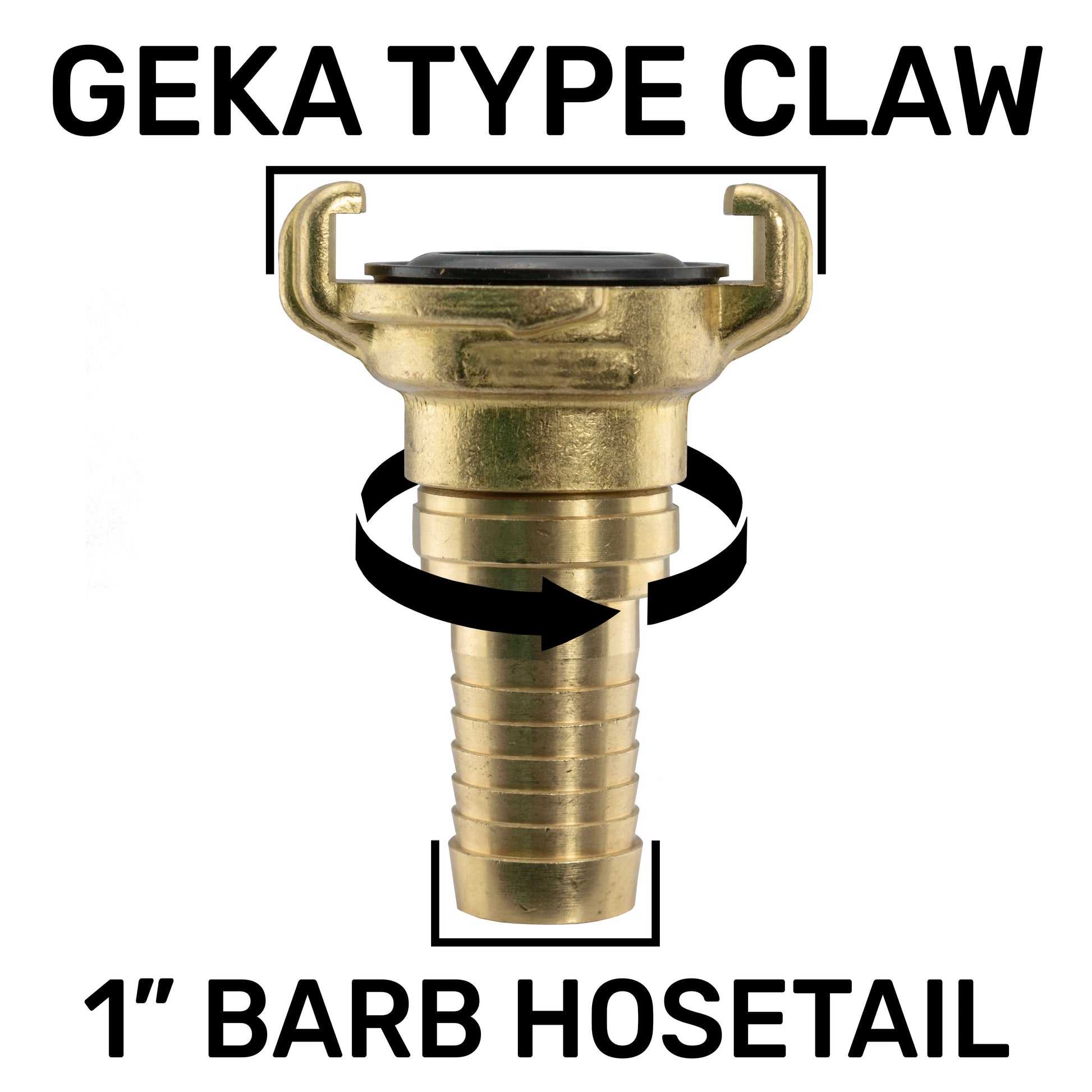 IBC 2” S60X6 Cap with Geka Type Fittings 25mm Swivel Barb - Best4Trade-Retail