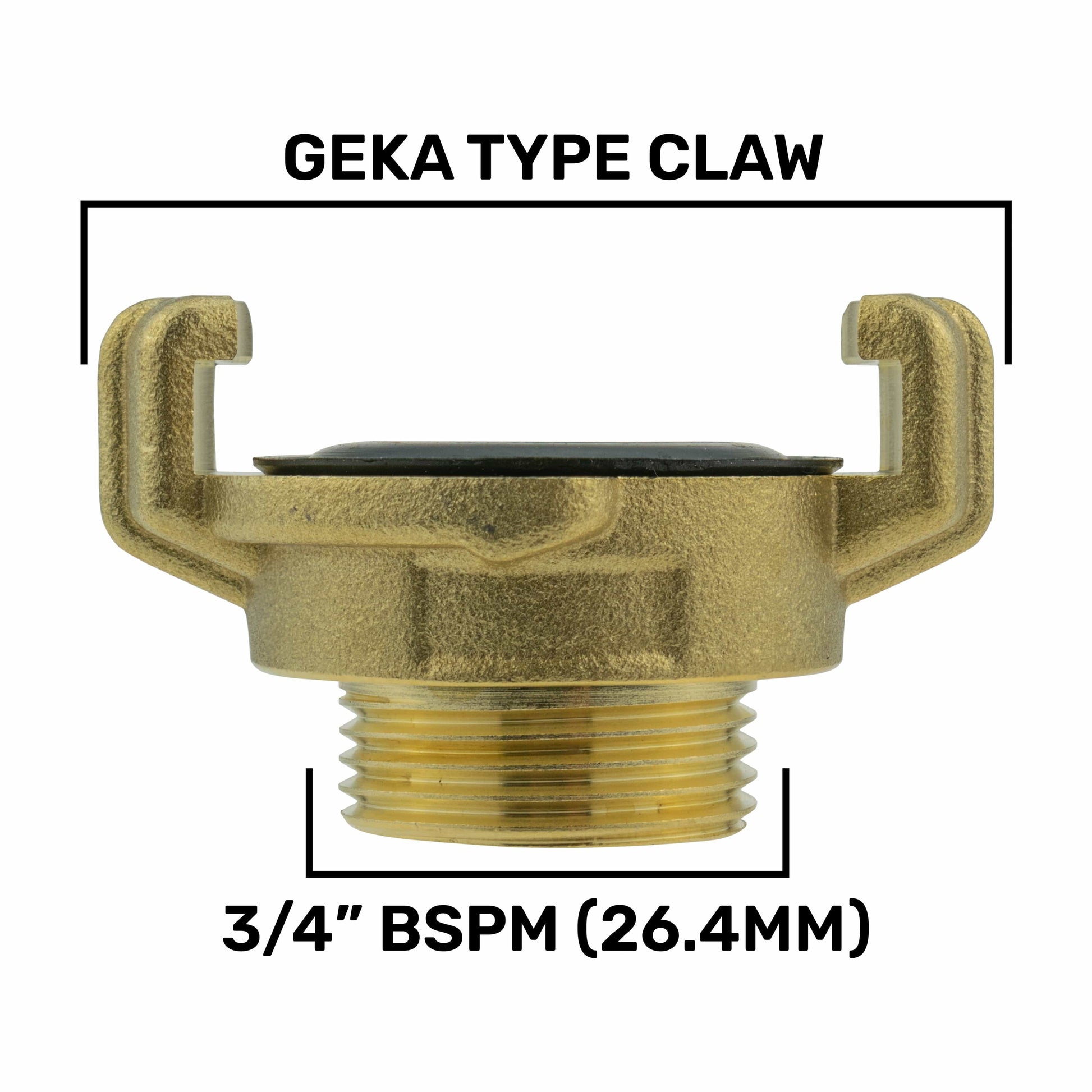 Geka Type Connector with BSPF-Quick Connect Valve & Hose Connector 3/4" BSPM - Best4Trade-Retail Garden watering