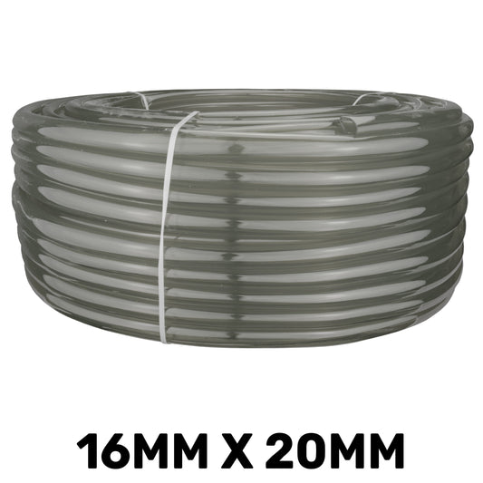 Grey Semi-Transparent PVC Pipe 16mm*20mm - Best4Trade-Retail