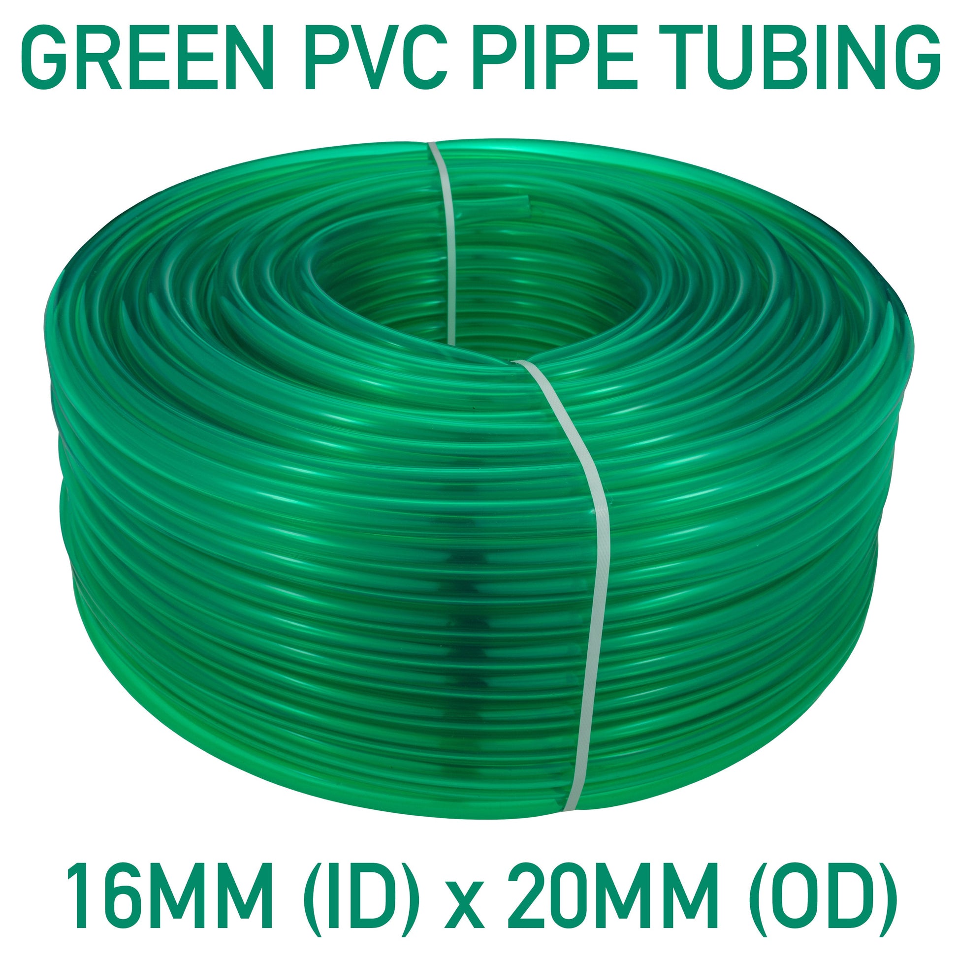 Green Semi-Transparent PVC Pipe 16mm*20mm - Best4Trade-Retail