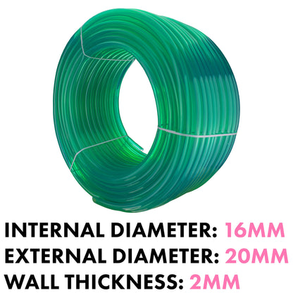 Green Semi-Transparent PVC Pipe 16mm*20mm - Best4Trade-Retail