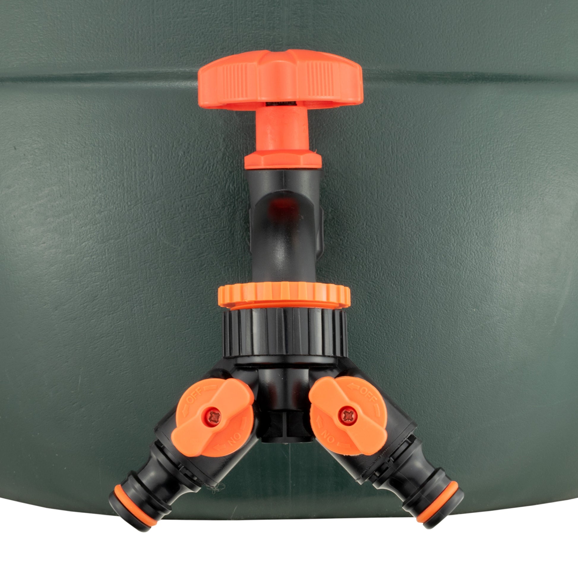 Water Butts Kit 3/4" PP Black Tap and Tap Splitter - Best4Trade-Retail Tech Hose & Fittings
