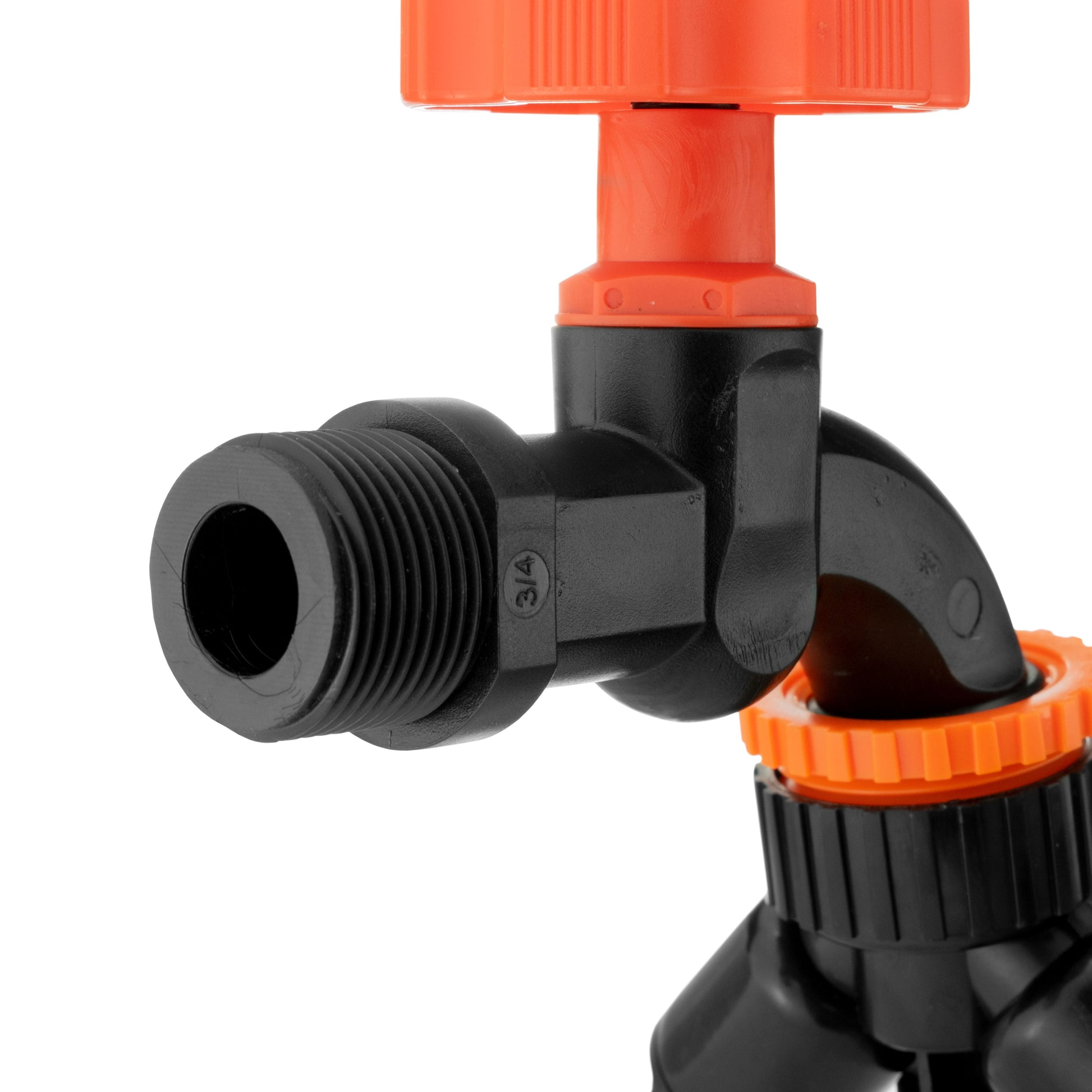 Water Butts Kit 3/4" PP Black Tap and Tap Splitter - Best4Trade-Retail Tech Hose & Fittings