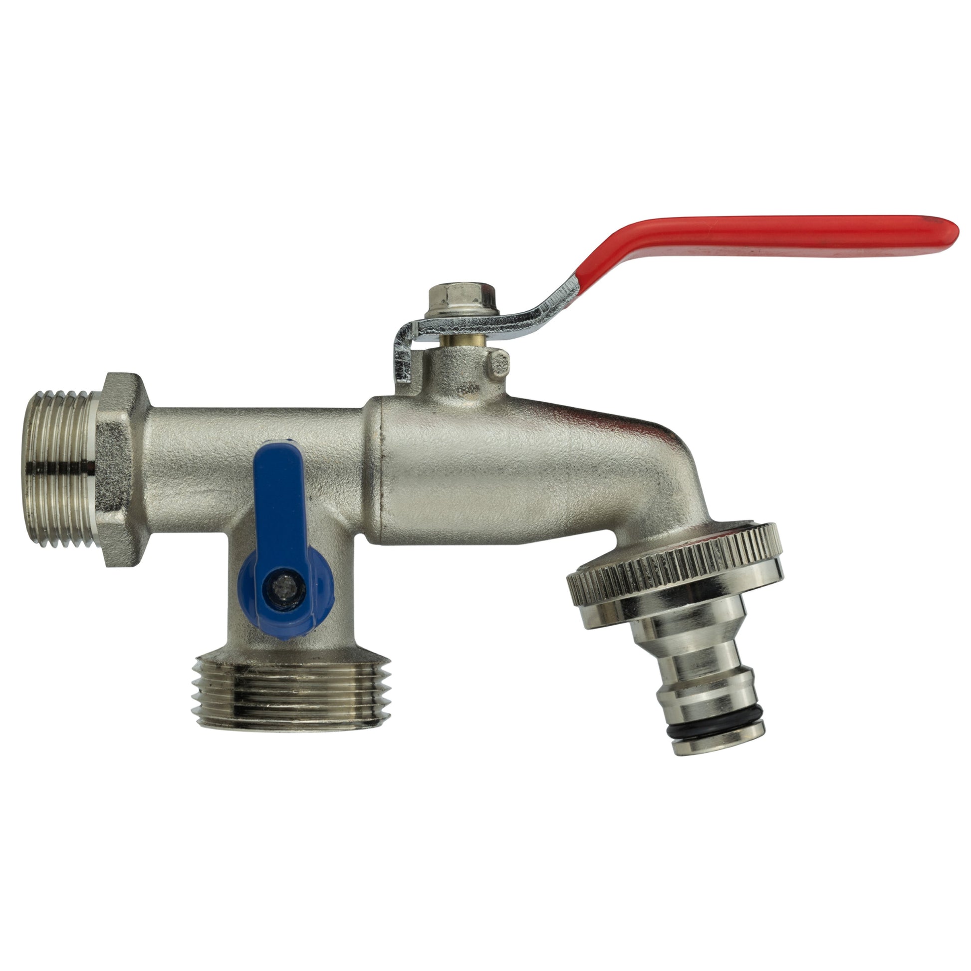 Wall Flange Kit 25mm MDPE + Double Lever Tap ¾” BSP - Best4Trade-Retail Tech Hose & Fittings