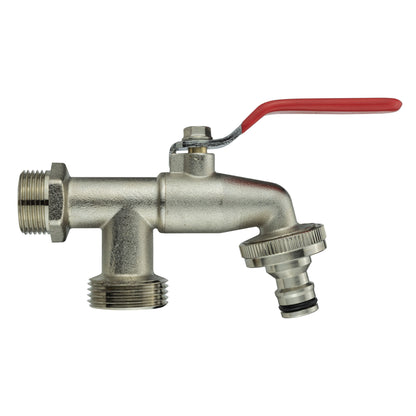 IBC 2” S60X6 Cap with Double Lever Tap and Max Flo Hose Connectors Set - Best4Trade-Retail