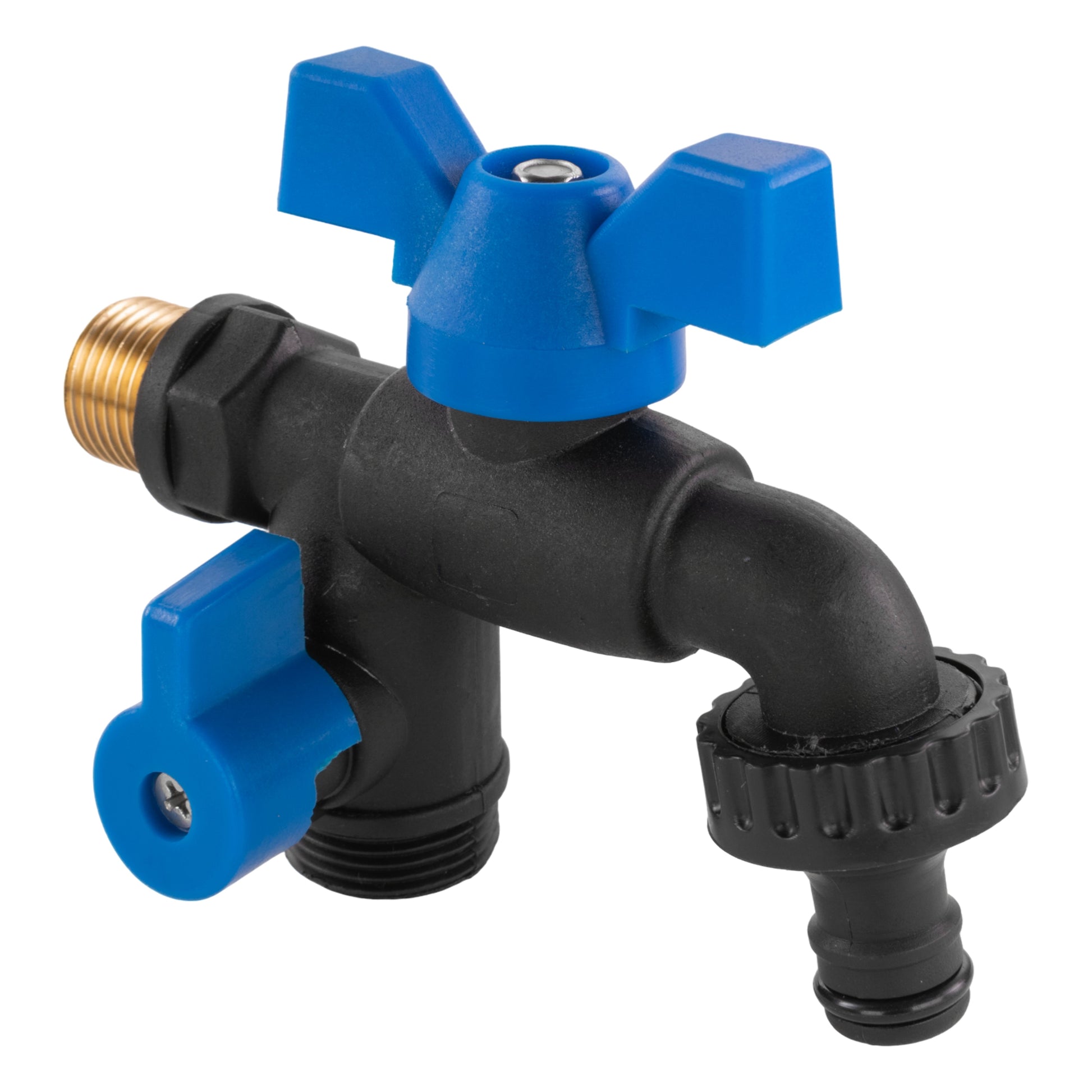 Garden Bib Double Tap 1/2" BSPM - Best4Trade-Retail Garden watering