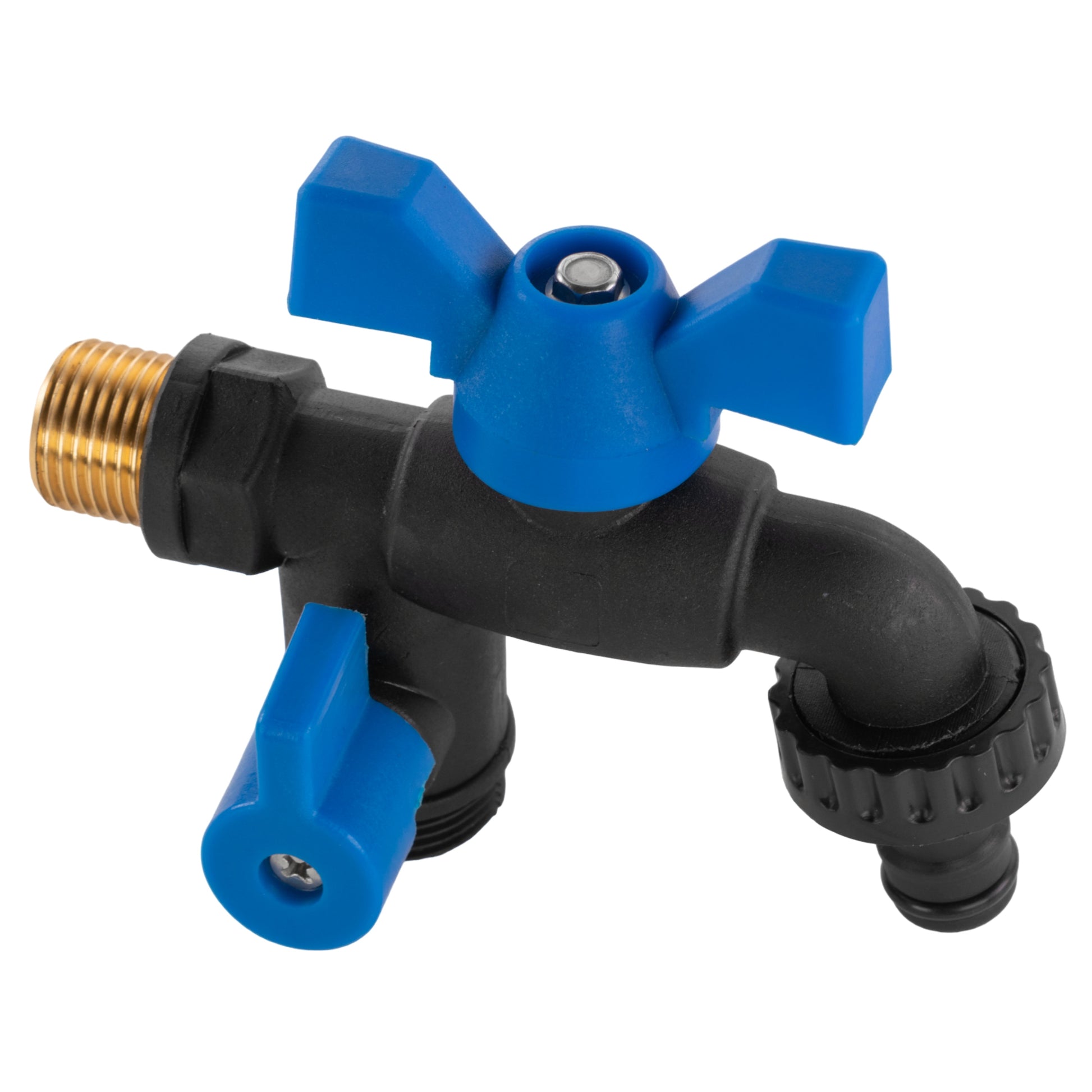 Garden Bib Double Tap 1/2" BSPM - Best4Trade-Retail Garden watering