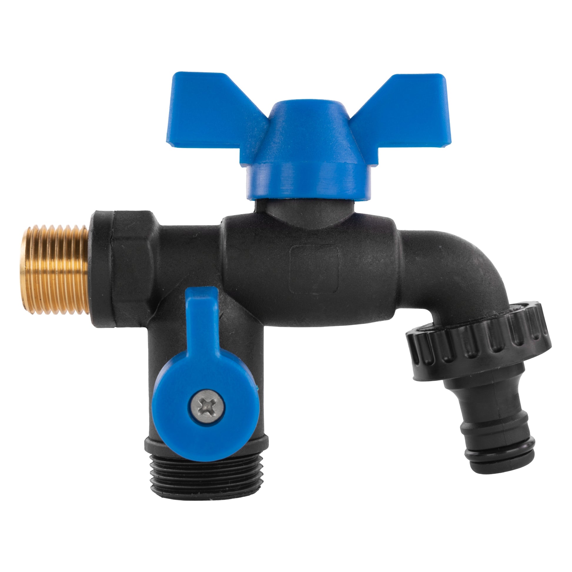 Garden Bib Double Tap 1/2" BSPM - Best4Trade-Retail Garden watering
