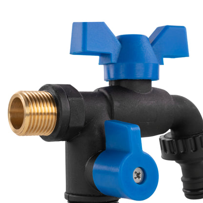 Garden Bib Double Tap 1/2" BSPM - Best4Trade-Retail Garden watering