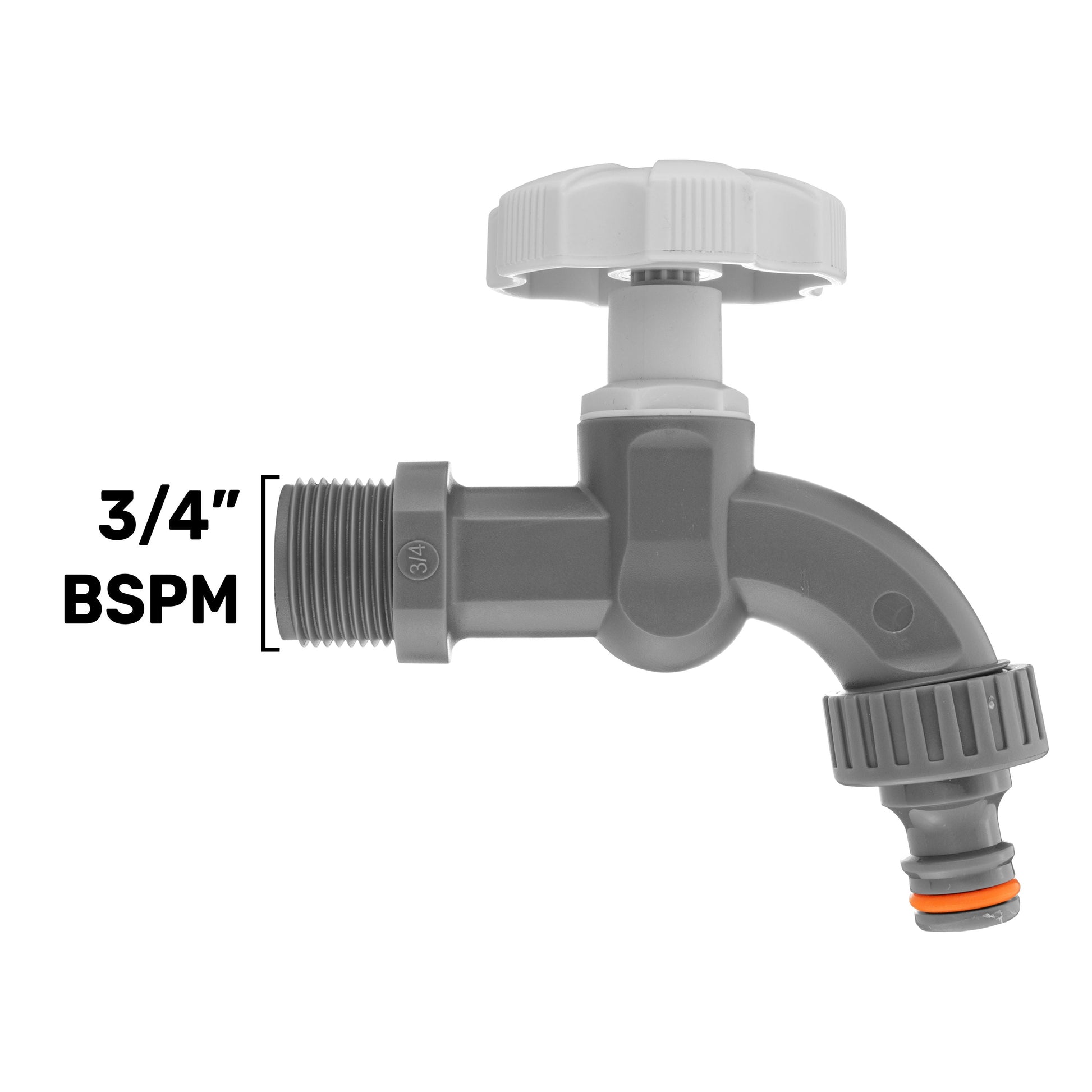 3/4" BSPM Plastic Tap WL - Best4Trade-Retail Garden watering