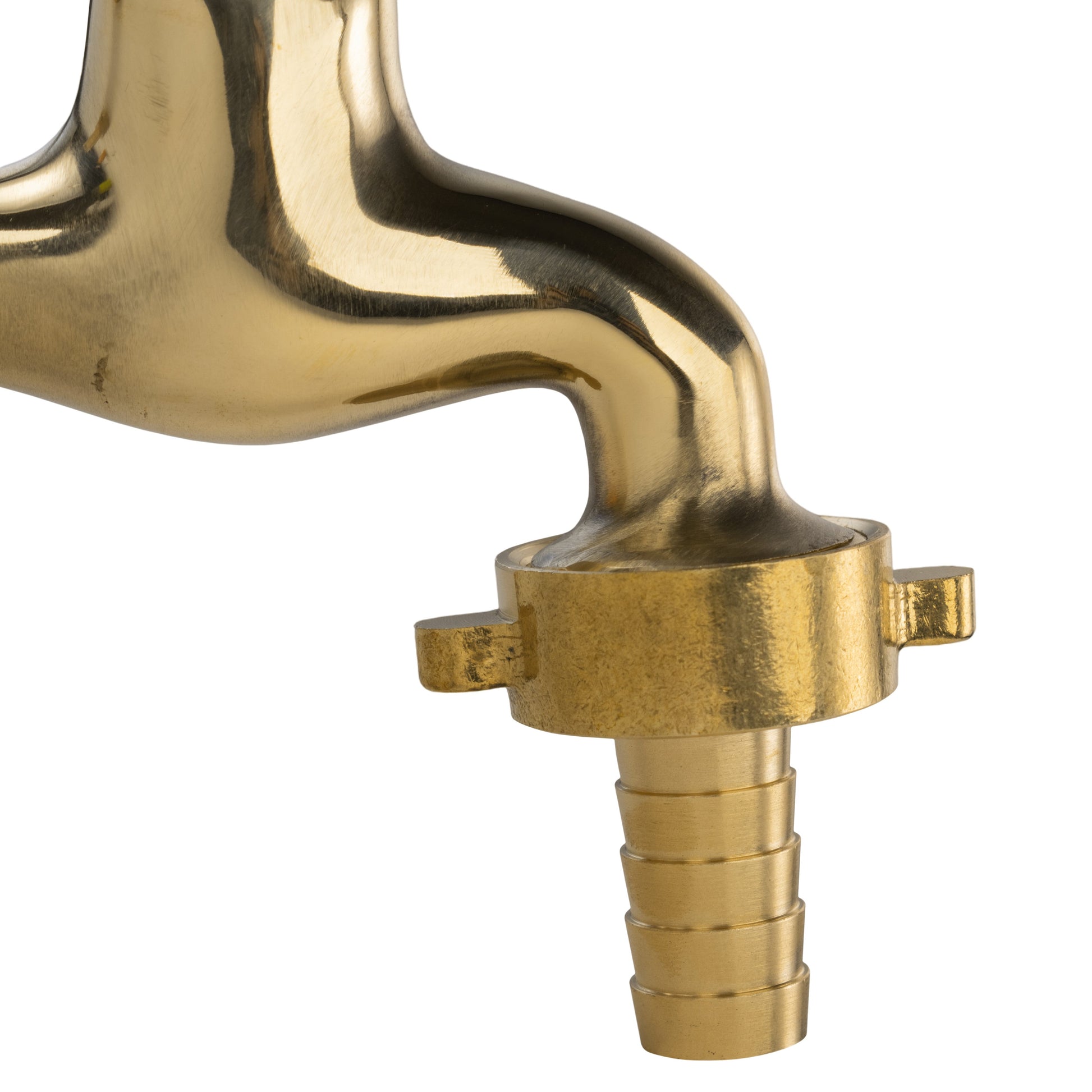 Garden Tap Polished Brass 1/2" BSPM - 13mm Barb - Best4Trade-Retail Garden watering