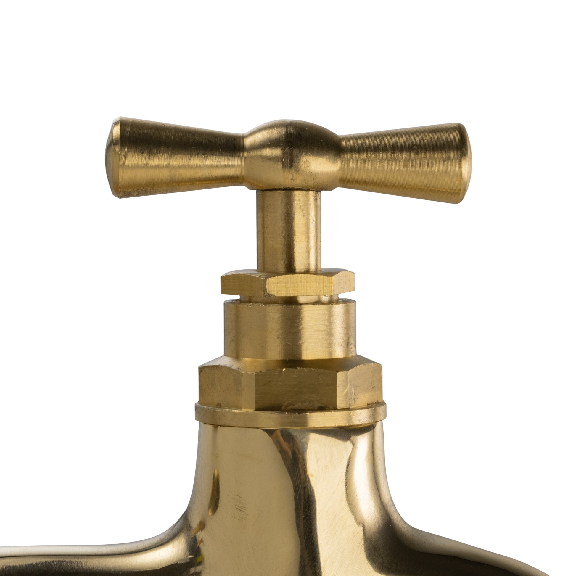 Garden Tap Polished Brass 1/2" BSPM - 13mm Barb - Best4Trade-Retail Garden watering
