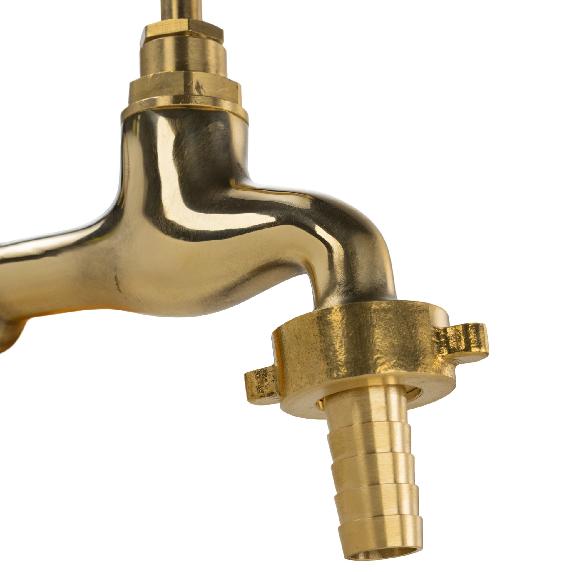 Garden Tap Polished Brass 1/2" BSPM - 13mm Barb - Best4Trade-Retail Garden watering