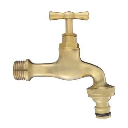 IBC 2” S60X6 Cap with Polished Brass Quick Connect Tap - Best4Trade-Retail