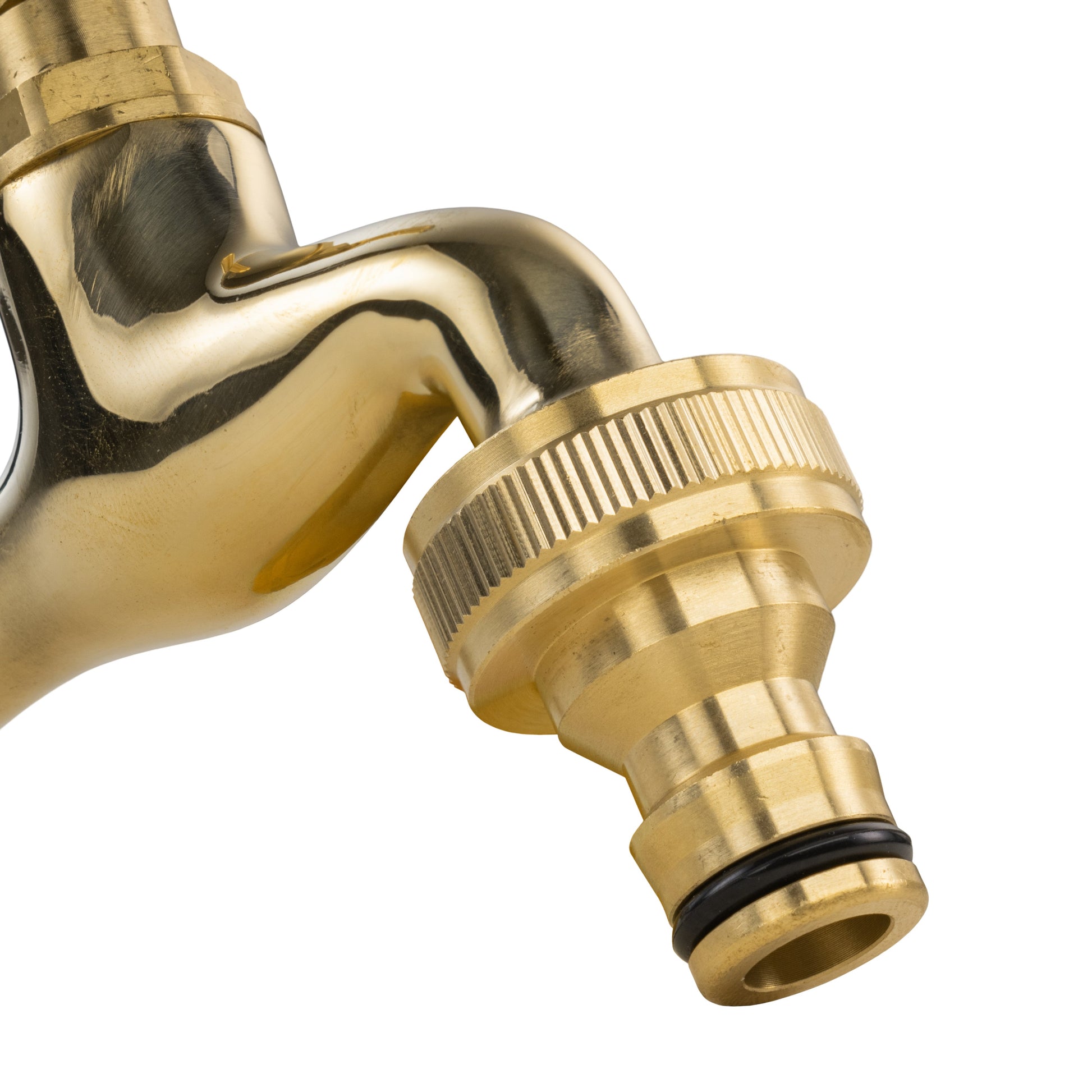 IBC 2” S60X6 Cap with Polished Brass Quick Connect Tap - Best4Trade-Retail