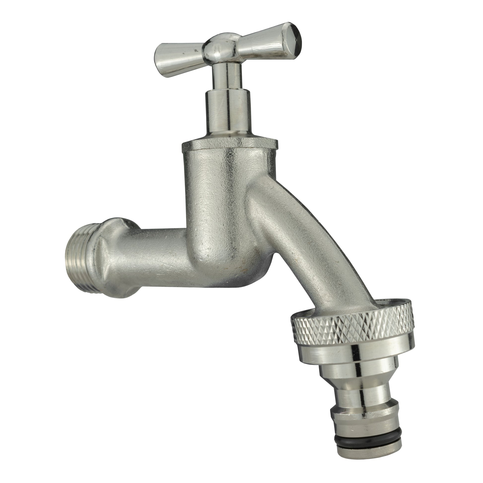 IBC 2” S60X6 Cap with Quick Connect Nickle Plated Bib Tap ½” BSP - Best4Trade-Retail