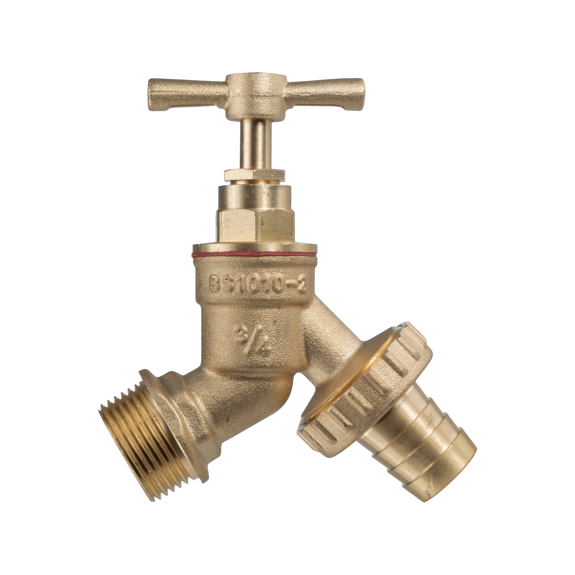 Garden Bib Tap Brass 3/4" BSPM Inlet 3/4" Barb - Best4Trade-Retail Garden watering