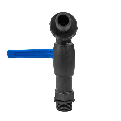 MDPE Tee 32mm and Nylon Garden Tap with Barb Outlet - Best4Trade-Retail Garden watering