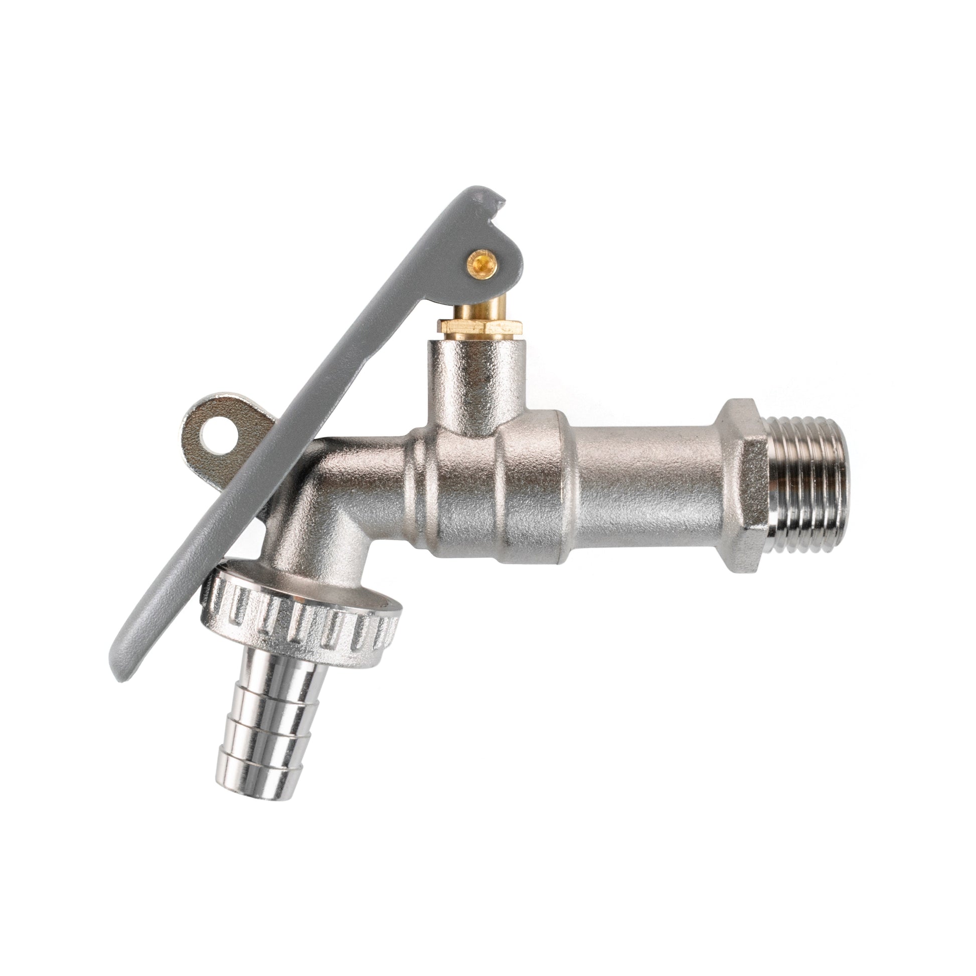 Wall Flange Kit 20mm MDPE - Lever Tap Hose Barb and Lever Lock - Best4Trade-Retail Garden watering