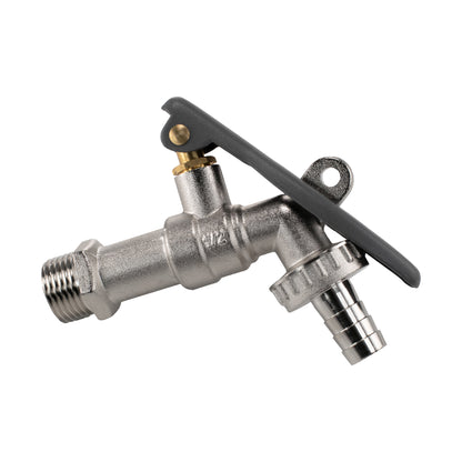 Water Butt Kit 1/2" with Lever Tap Hose Barb and Lever Lock - Best4Trade-Retail Garden watering