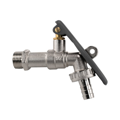 Water Butt Brass Kit 3/4" with Lever Tap Hose Barb and Lever Lock - Best4Trade-Retail Garden watering