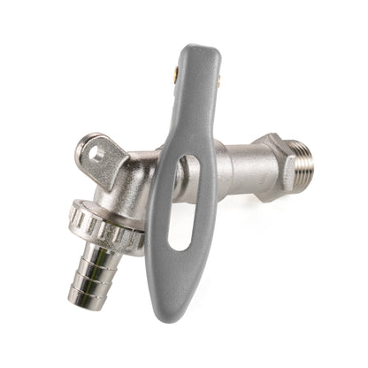 Wall Flange Kit 20mm MDPE - Lever Tap Hose Barb and Lever Lock - Best4Trade-Retail Garden watering