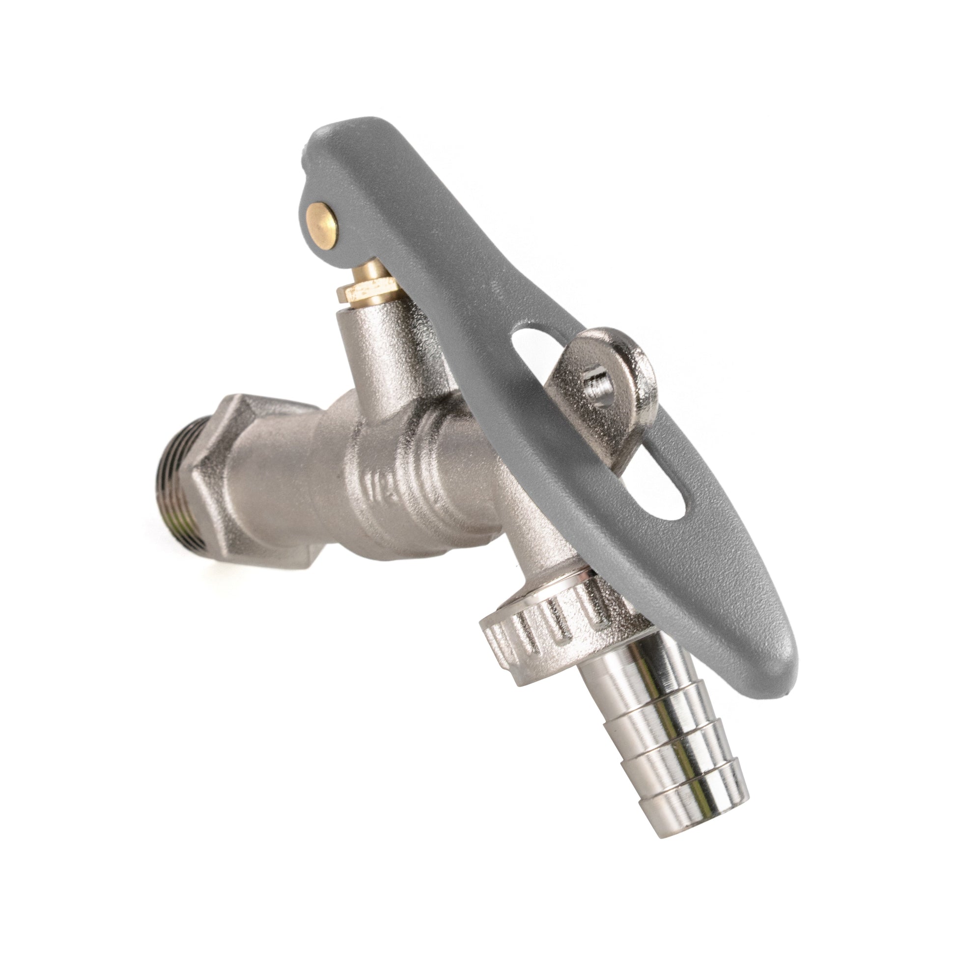Wall Flange Kit 20mm MDPE - Lever Tap Hose Barb and Lever Lock - Best4Trade-Retail Garden watering