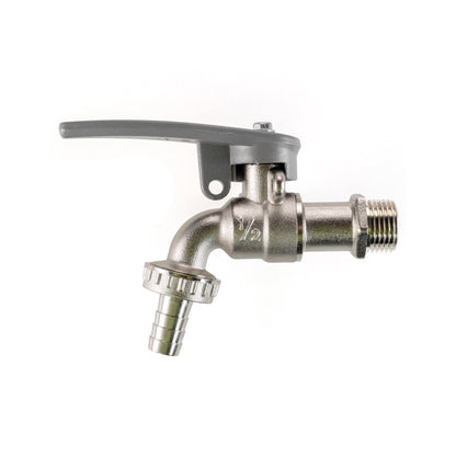 Water Butt Kit 1/2" with Lever Tap Hose Barb and Side Lock and Drill Bit - Best4Trade-Retail Garden watering
