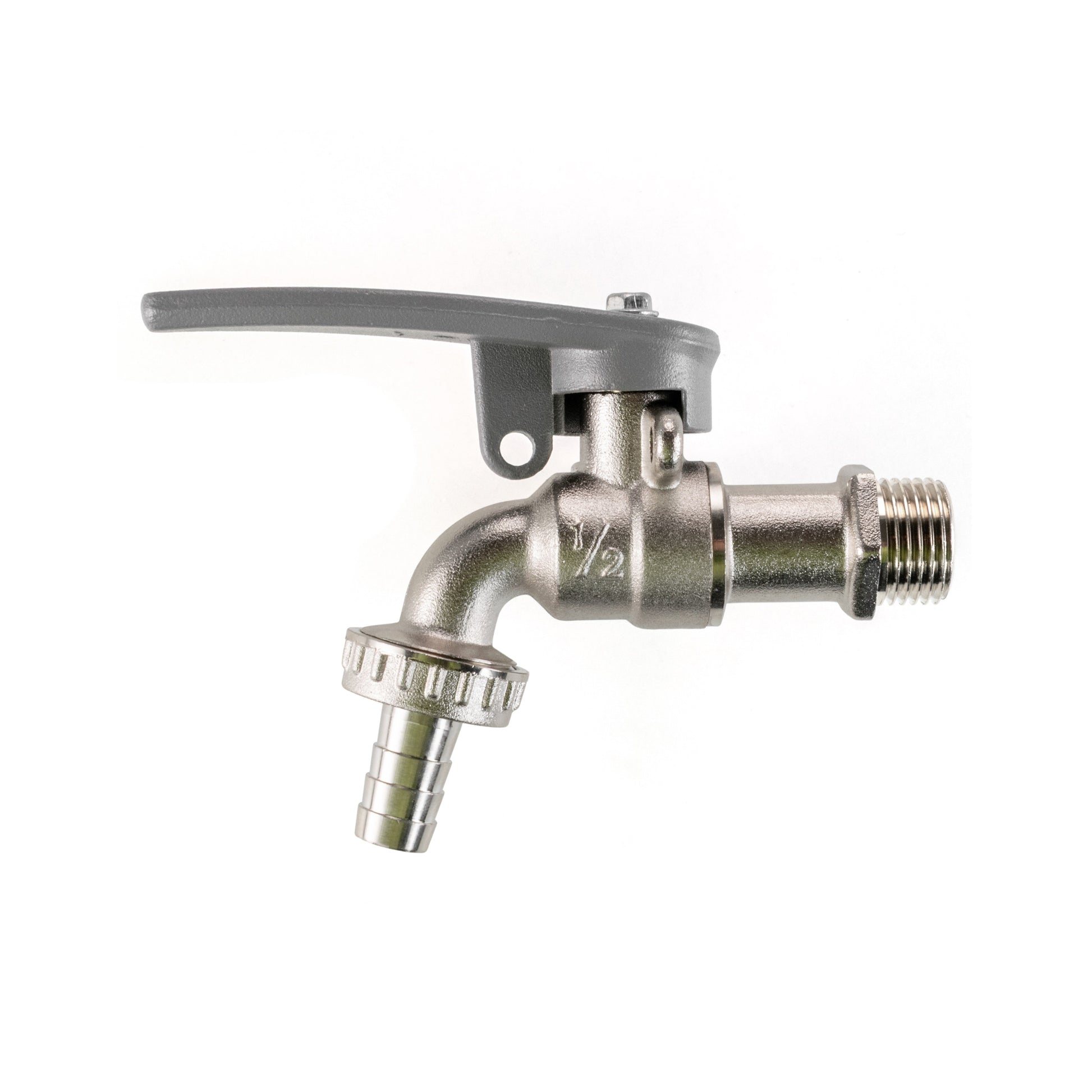 Water Butt Brass Kit 3/4" with Lever Tap Hose Barb and Side Lock and Drill Bit - Best4Trade-Retail Garden watering
